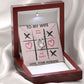 Forever Love Necklace, You Won My Heart, Wife Necklace With Message Card, Birthday Gift For Her