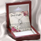 GRANDMOTHER AND GRANDDAUGHTER, FOREVER LOVE NECKLACE WITH MESSAGE CARD FOR GRANDDAUGHTER, BIRTHDAY GIFT FOR HER, FROM GRANDMA