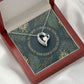 Forever Love Necklace, To My Wife, Necklace With Message Card, Birthday Gift For Her