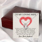 Forever Love Necklace, My Loving Wife, Necklace With Message Card, Birthday Gift For Her