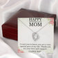 HAPPY MOTHER'S DAY MOM, I LOVE YOU, FOREVER LOVE NECKLACE FOR MOM, NECKLACE WITH MESSAGE CARD, BIRTHDAY, MOTHER'S DAY GIFT FOR HER