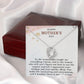HAPPY MOTHERS DAY, FOREVER LOVE NECKLACE FOR MOM, NECKLACE WITH MESSAGE CARD, BIRTHDAY, MOTHER'S DAY GIFT FOR HER, FROM DAUGHTER/SON