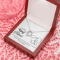 To My Best Friend, Forever Love Necklace With I Pinky Promise To Annoy You Forever Message Card, Birthday, Gift For Her, Jewelry For Her, Necklace for Her, Pendant For Her
