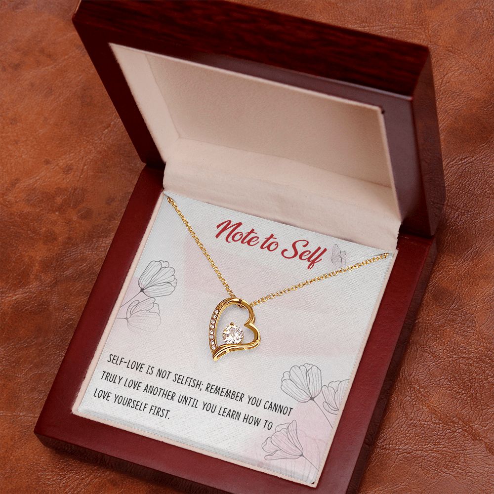 Forever Love Necklace with message card, Birthday gift for family and friends, Gift To Self Motivate your loved one, Gift for all occasion etc