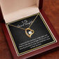 MY GRANDDAUGHTER, FOREVER LOVE NECKLACE WITH MESSAGE CARD FOR GRANDDAUGHTER, BIRTHDAY GIFT FOR HER, FROM GRANDMA/GRANDPA