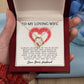 Forever Love Necklace, My Loving Wife, Necklace With Message Card, Birthday Gift For Her