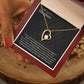 TO MY DAUGHTER, FOREVER LOVE NECKLACE WITH MESSAGE CARD, BIRTHDAY AND DAUGHTERS DAY GIFT FOR HER