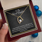 MY GRANDDAUGHTER, FOREVER LOVE NECKLACE WITH MESSAGE CARD FOR GRANDDAUGHTER, BIRTHDAY GIFT FOR HER, FROM GRANDMA/GRANDPA