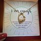 Forever Love Necklace with message card, Gift To Self Motivate your loved ones, unique Gift for family and Friends, Gift for all occasion etc