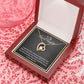 MY GRANDDAUGHTER, FOREVER LOVE NECKLACE WITH MESSAGE CARD FOR GRANDDAUGHTER, BIRTHDAY GIFT FOR HER, FROM GRANDMA/GRANDPA