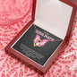 To My Soulmate, Forever Love Necklace With I Just Want To Be Your Last Everything I Love You Forever and Always Message Card, Birthday, Anniversary, Gift For Her, Jewelry For Her, Pendant For Her