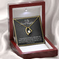 MY GRANDDAUGHTER, FOREVER LOVE NECKLACE WITH MESSAGE CARD FOR GRANDDAUGHTER, BIRTHDAY GIFT FOR HER, FROM GRANDMA/GRANDPA