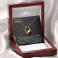 TO MY DAUGHTER, FOREVER LOVE NECKLACE WITH MESSAGE CARD, BIRTHDAY AND DAUGHTERS DAY GIFT FOR HER