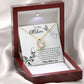 TO MY MOM, FOREVER LOVE NECKLACE FOR MOM, NECKLACE WITH MESSAGE CARD, BIRTHDAY, MOTHER'S DAY GIFT FOR HER
