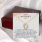 HAPPY MOTHERS DAY, FOREVER LOVE NECKLACE FOR MOM, NECKLACE WITH MESSAGE CARD, BIRTHDAY, MOTHER'S DAY GIFT FOR HER, FROM DAUGHTER/SON