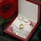 GRANDMOTHER AND GRANDDAUGHTER, FOREVER LOVE NECKLACE WITH MESSAGE CARD FOR GRANDDAUGHTER, BIRTHDAY GIFT FOR HER, FROM GRANDMA