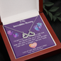 To My Incredible Mummy, Infinity Hearts Necklace, Mother's Day Gift, Birthday Gift, Christmas, Anniversary, Gift For Her, Valentine's Day, Jewelry For Her
