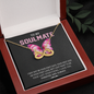 To My Soulmate, Infinity Hearts Necklace With I Just Want To Be Your Last Everything I Love You Forever and Always Message Card, Birthday, Anniversary, Gift For Her, Jewelry For Her, Pendant For Her