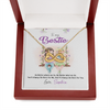 To My Bestie, Infinity Hearts Necklace With No Matter Where We Go, No Matter What We Do Message Card, Jewelry For Her, Birthday, Gift For Her, Necklace for Her, Customized Message Card