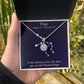 YOU ARE THE PRACTICAL VIRGIN, VIRGO MESSAGE CARD WITH ETERNAL HOPE NECKLACE, ZODIAC MESSAGE CARD, GIFT FOR HER