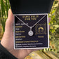 ESPECIALLY FOR YOU, PISCES MESSAGE CARD WITH ETERNAL HOPE NECKLACE, ZODIAC MESSAGE CARD, GIFT FOR HER