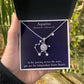 YOU ARE THE INDEPENDENT WATER BEARER, AQUARIUS MESSAGE CARD WITH ETERNAL HOPE NECKLACE, ZODIAC MESSAGE CARD, GIFT FOR HER