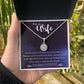 To My Wife, Our Love Is My North Star, Eternal Hope Necklace For Wife With Message Card, Birthday, Valentine's Day Gift For Her