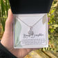 BONUS DAUGHTER, ETERNAL HOPE NECKLACE WITH MESSAGE CARD, BIRTHDAY AND DAUGHTERS DAY GIFT FOR HER