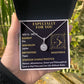 ESPECIALLY FOR YOU, SAGGITARIUS MESSAGE CARD WITH ETERNAL HOPE NECKLACE, ZODIAC MESSAGE CARD, GIFT FOR HER