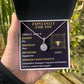 ESPECIALLY FOR YOU, ARIES MESSAGE CARD WITH ETERNAL HOPE NECKLACE, ZODIAC MESSAGE CARD, GIFT FOR HER