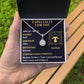 ESPECIALLY FOR YOU, TAURUS MESSAGE CARD WITH ETERNAL HOPE NECKLACE, ZODIAC MESSAGE CARD, GIFT FOR HER