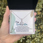 TO MY TWIN SISTER, ETERNAL HOPE NECKLACE FOR SISTER, FOREVER BEST FRIEND, BFF, BIRTHDAY/ FRIENDSHIP DAY GIFT FOR HER