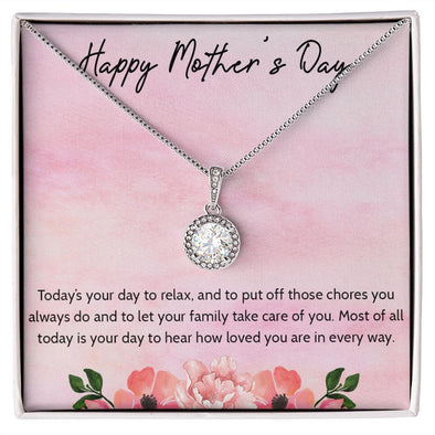 Celebrate Mother's Day with an Eternal Hope Necklace and Message Card"