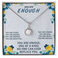 ETERNAL HOPE NECKLACE with message card, unique gift for her, birthday and friendship day gift, gift for all occasion.
