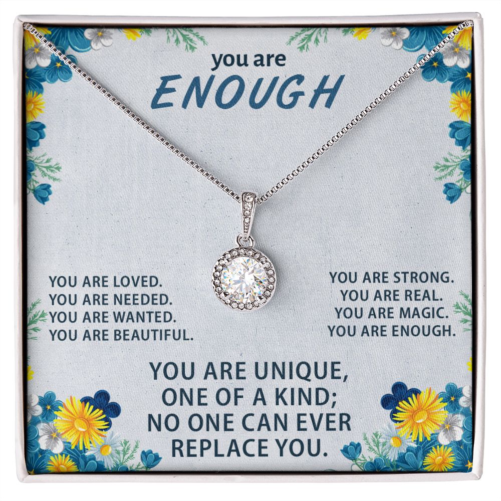 ETERNAL HOPE NECKLACE with message card, unique gift for her, birthday and friendship day gift, gift for all occasion.