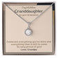 ETERNAL HOPE NECKLACE FOR GRANDDAUGHTER ON HER GRADUATION, GIFT FOR HER, FROM GRANDPA