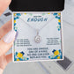 ETERNAL HOPE NECKLACE with message card, unique gift for her, birthday and friendship day gift, gift for all occasion.