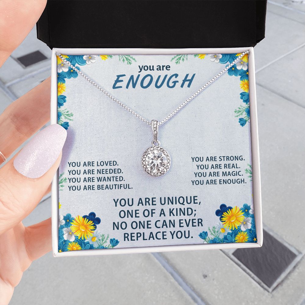ETERNAL HOPE NECKLACE with message card, unique gift for her, birthday and friendship day gift, gift for all occasion.