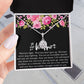 ETERNAL HOPE NECKLACE with message card for your friends and family, Birthday Gift for Her, Gift To Self Motivate your loved ones etc.