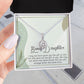 BONUS DAUGHTER, ETERNAL HOPE NECKLACE WITH MESSAGE CARD, BIRTHDAY AND DAUGHTERS DAY GIFT FOR HER