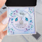 To My Wife, Eternal Hope Necklace For Wife With Message Card, Birthday, Valentine's Day Gift For Her