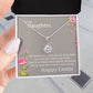 TO MY DAUGHTER, MY SWEET GIRL, HAPPY EASTER, ETERNAL HOPE NECKLACE WITH MESSAGE CARD, EASTER GIFT FOR DAUGHTER FROM MOM/DAD