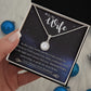To My Wife, Our Love Is My North Star, Eternal Hope Necklace For Wife With Message Card, Birthday, Valentine's Day Gift For Her