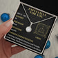ESPECIALLY FOR YOU, LIBRA MESSAGE CARD WITH ETERNAL HOPE NECKLACE, ZODIAC MESSAGE CARD, GIFT FOR HER