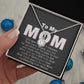 "My Mom, My Eternal Hope: ETERNAL HOPE Necklace with Message Card, Perfect Gift for Mother's Day & Birthday" FROM DAUGHTER/SON.