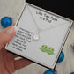 LIKE TWO PEAS IN A POD, ETERNAL HOPE NECKLACE FOR FRIEND, FOREVER BEST FRIEND, BFF, BIRTHDAY/ FRIENDSHIP DAY GIFT FOR HER