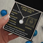 ESPECIALLY FOR YOU, SCORPIO MESSAGE CARD WITH ETERNAL HOPE NECKLACE, ZODIAC MESSAGE CARD, GIFT FOR HER