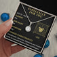 ESPECIALLY FOR YOU, LEO MESSAGE CARD WITH ETERNAL HOPE NECKLACE, ZODIAC MESSAGE CARD, GIFT FOR HER
