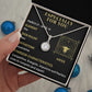 ESPECIALLY FOR YOU, ARIES MESSAGE CARD WITH ETERNAL HOPE NECKLACE, ZODIAC MESSAGE CARD, GIFT FOR HER