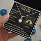 ESPECIALLY FOR YOU, VIRGO MESSAGE CARD WITH ETERNAL HOPE NECKLACE, ZODIAC MESSAGE CARD, GIFT FOR HER